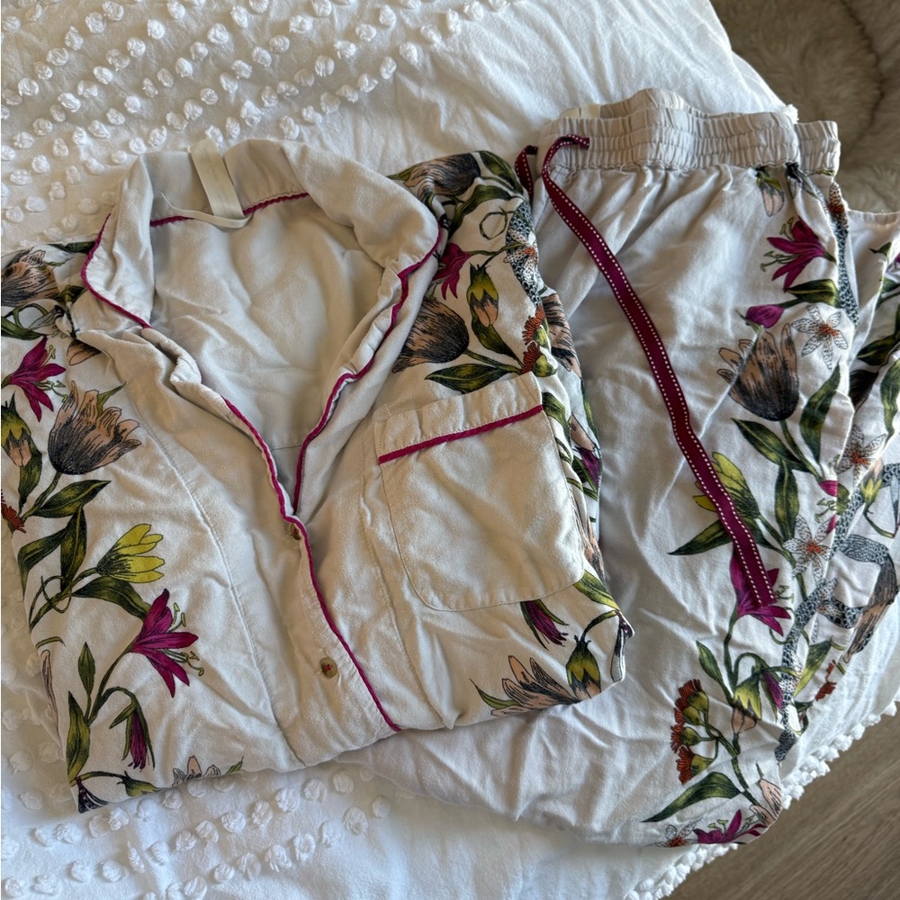 Victoria Garcia Anthropologie Flannel Pajamas
